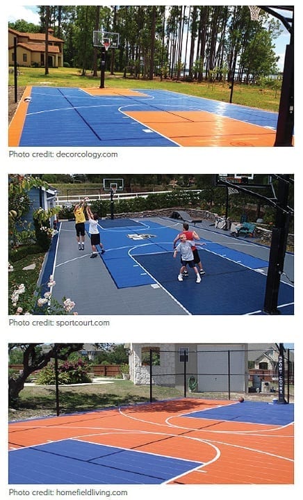 Full Size Basketball Court - Narrow